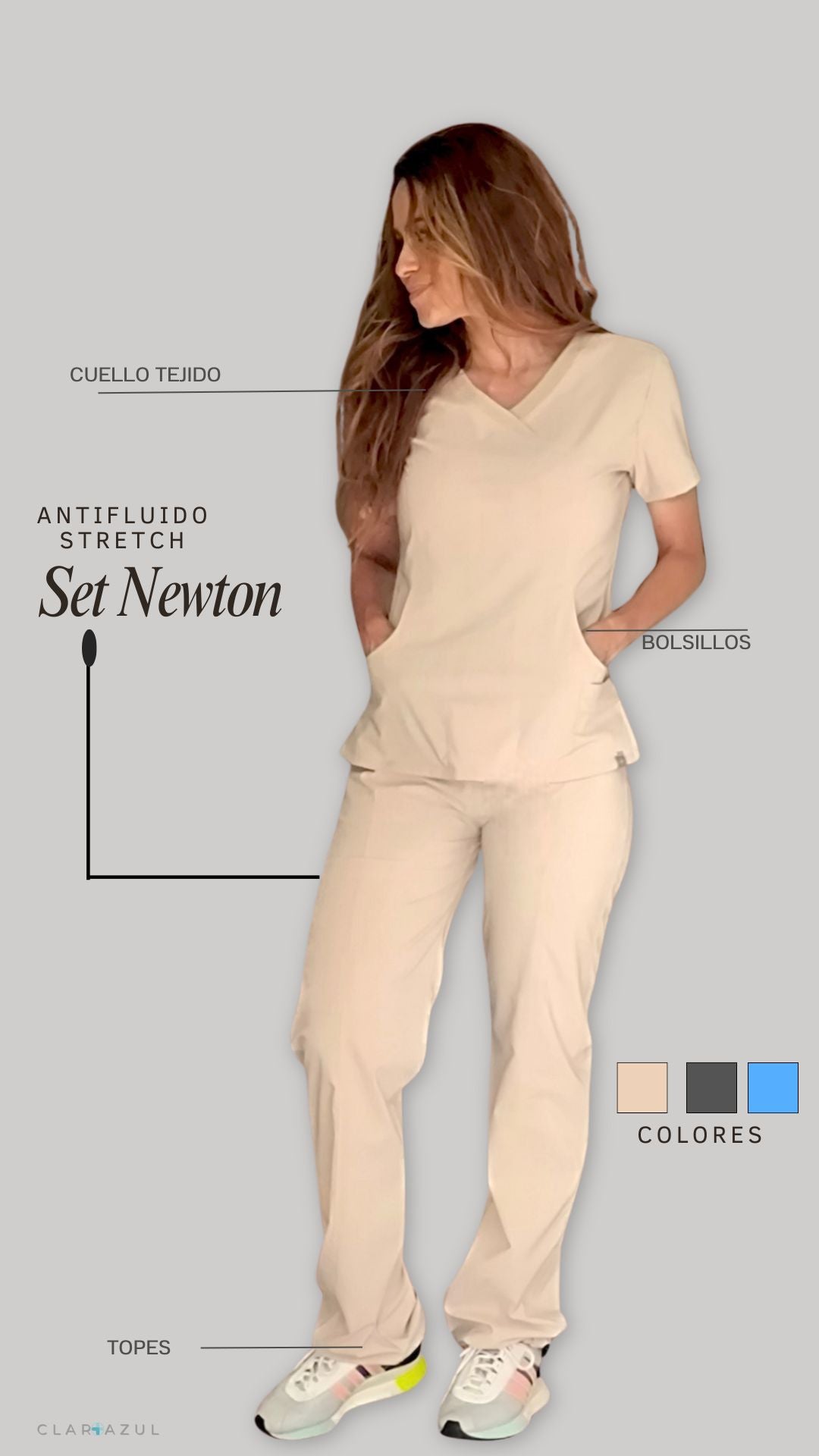 UNIFORME ANTIFLUIDO STRETCH NEWTON