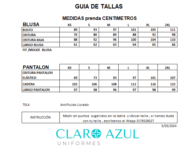 UNIFORME ANTIFLUIDO STRETCH POLO JG