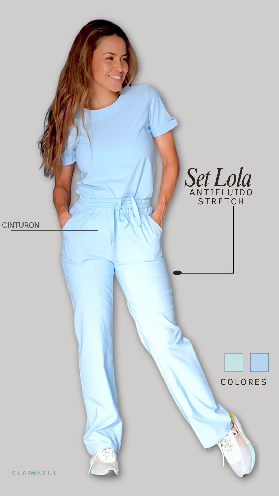 UNIFORME  ANTIFLUIDO STRETCH  LOLA