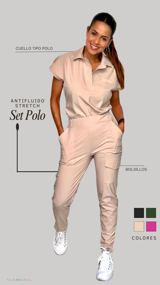 UNIFORME  ANTIFLUIDO STRETCH POLO JG
